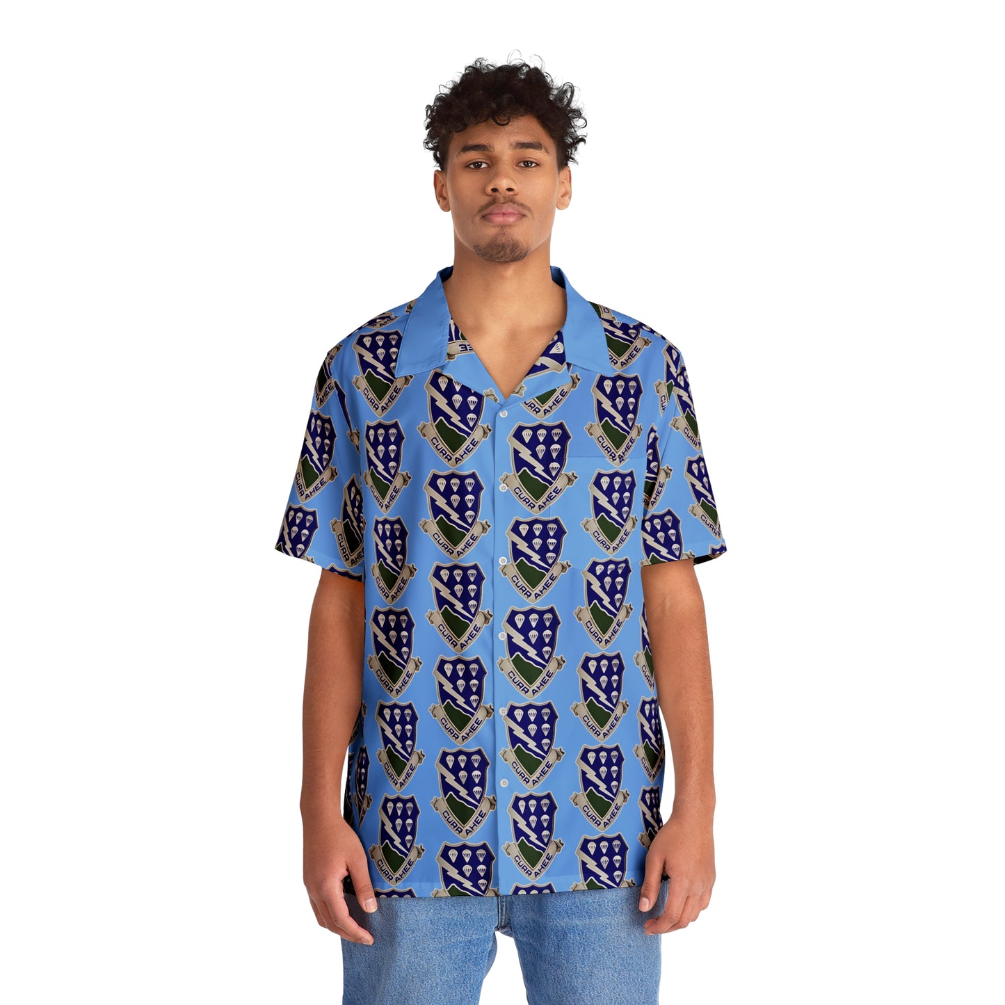 Currahee Men's Hawaiian Shirt (AOP)