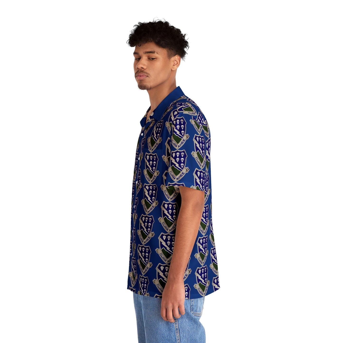 Currahee Men's Hawaiian Shirt (AOP)