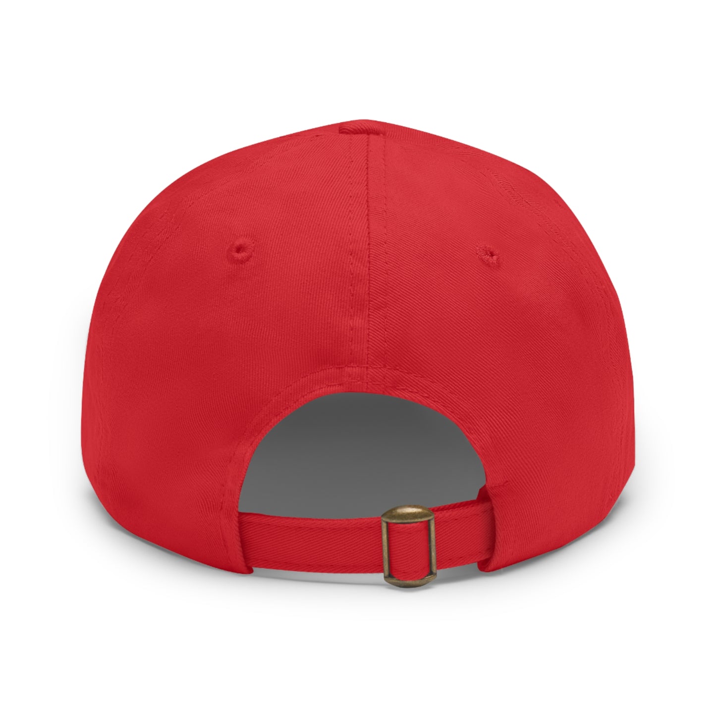 DUI leather Dad Hat with Leather Patch (Rectangle)