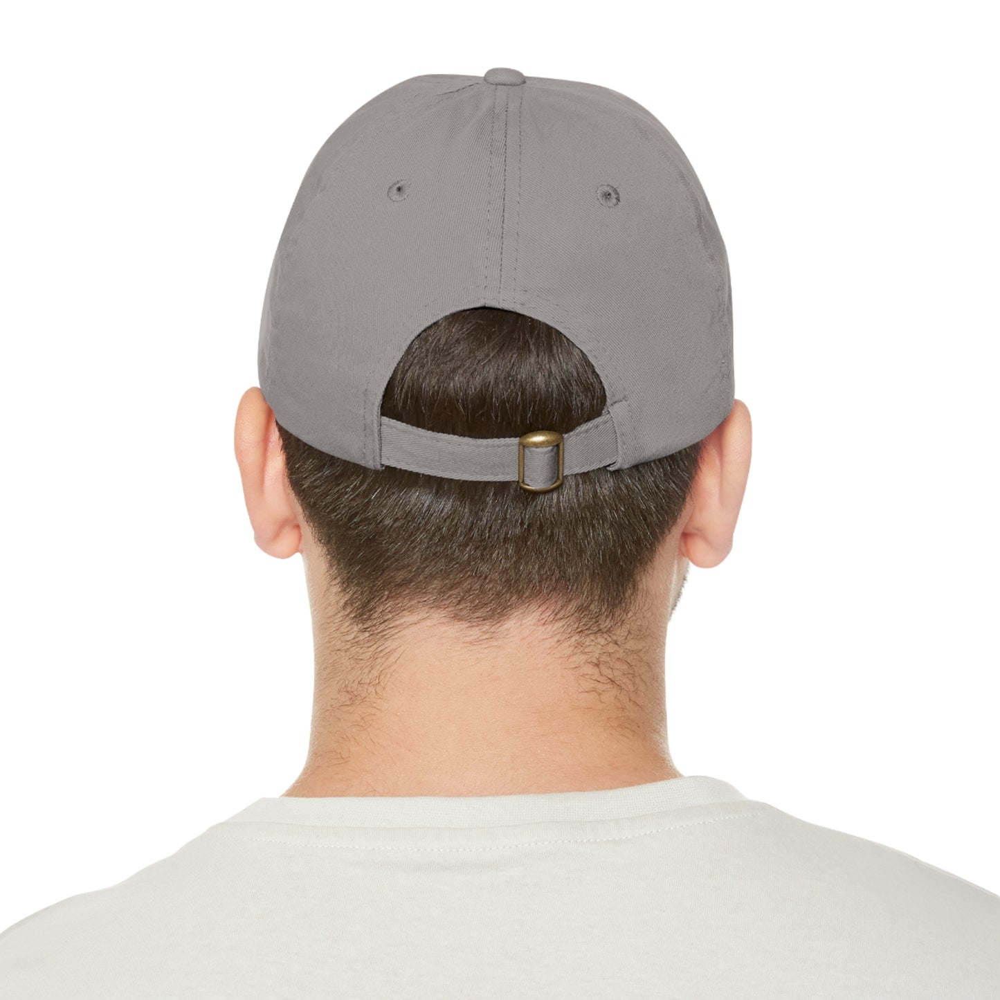 DUI leather Dad Hat with Leather Patch (Rectangle)