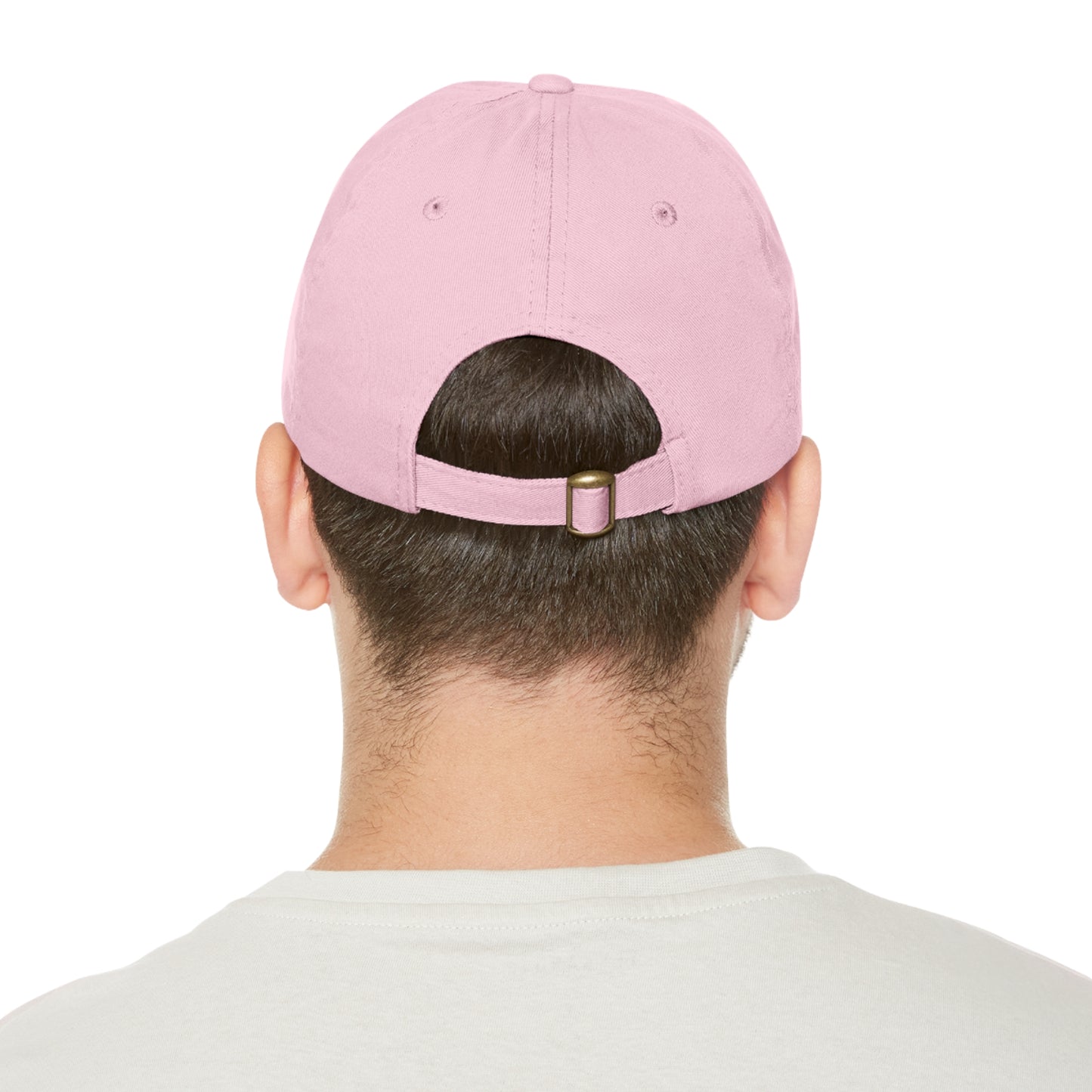 DUI leather Dad Hat with Leather Patch (Rectangle)