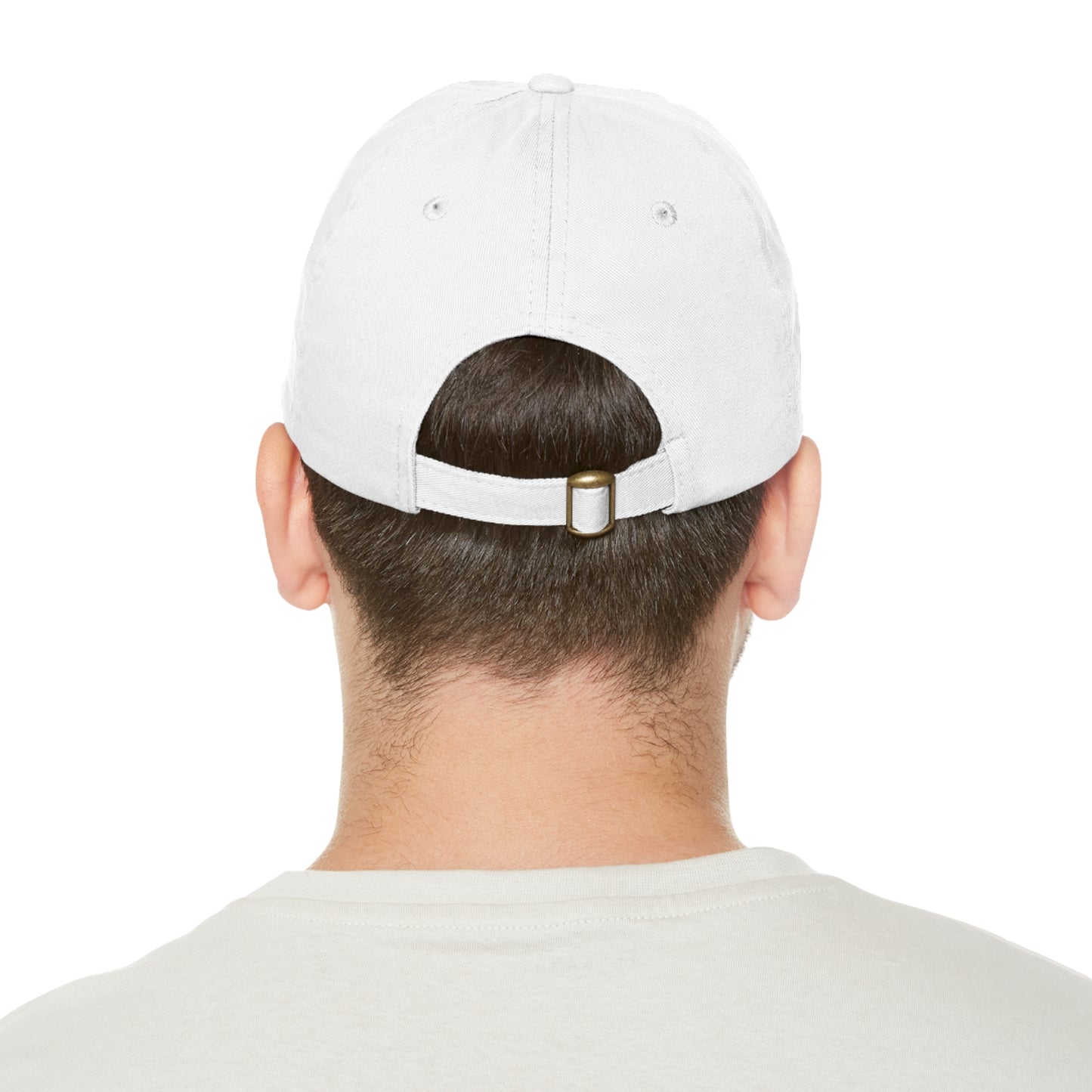 DUI leather Dad Hat with Leather Patch (Rectangle)