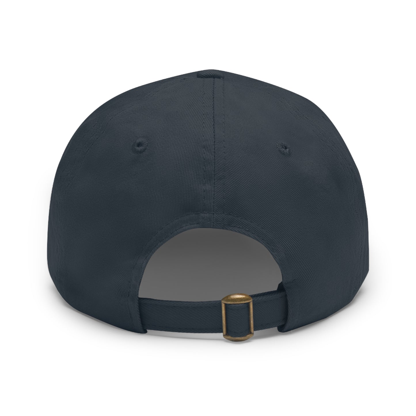 DUI leather Dad Hat with Leather Patch (Rectangle)