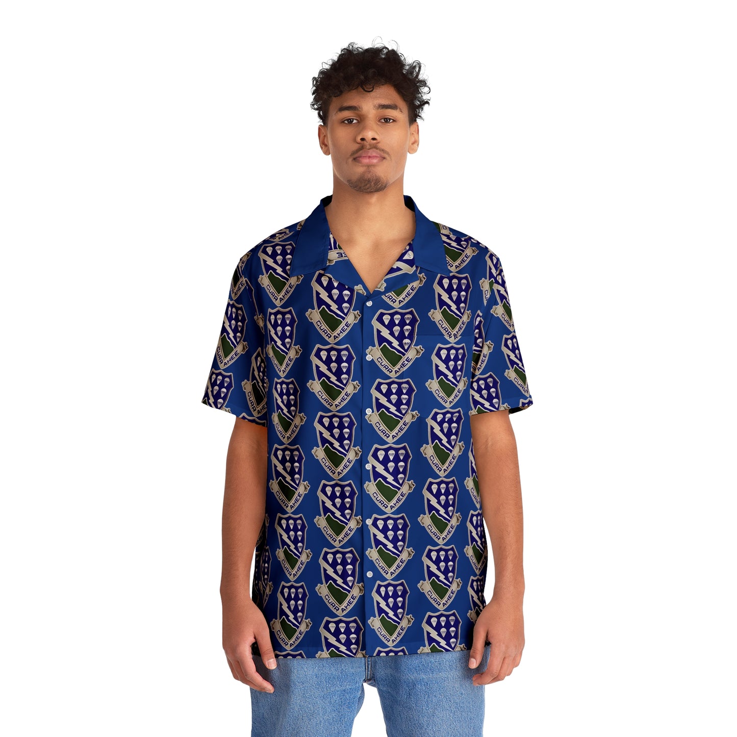 Currahee Men's Hawaiian Shirt (AOP)