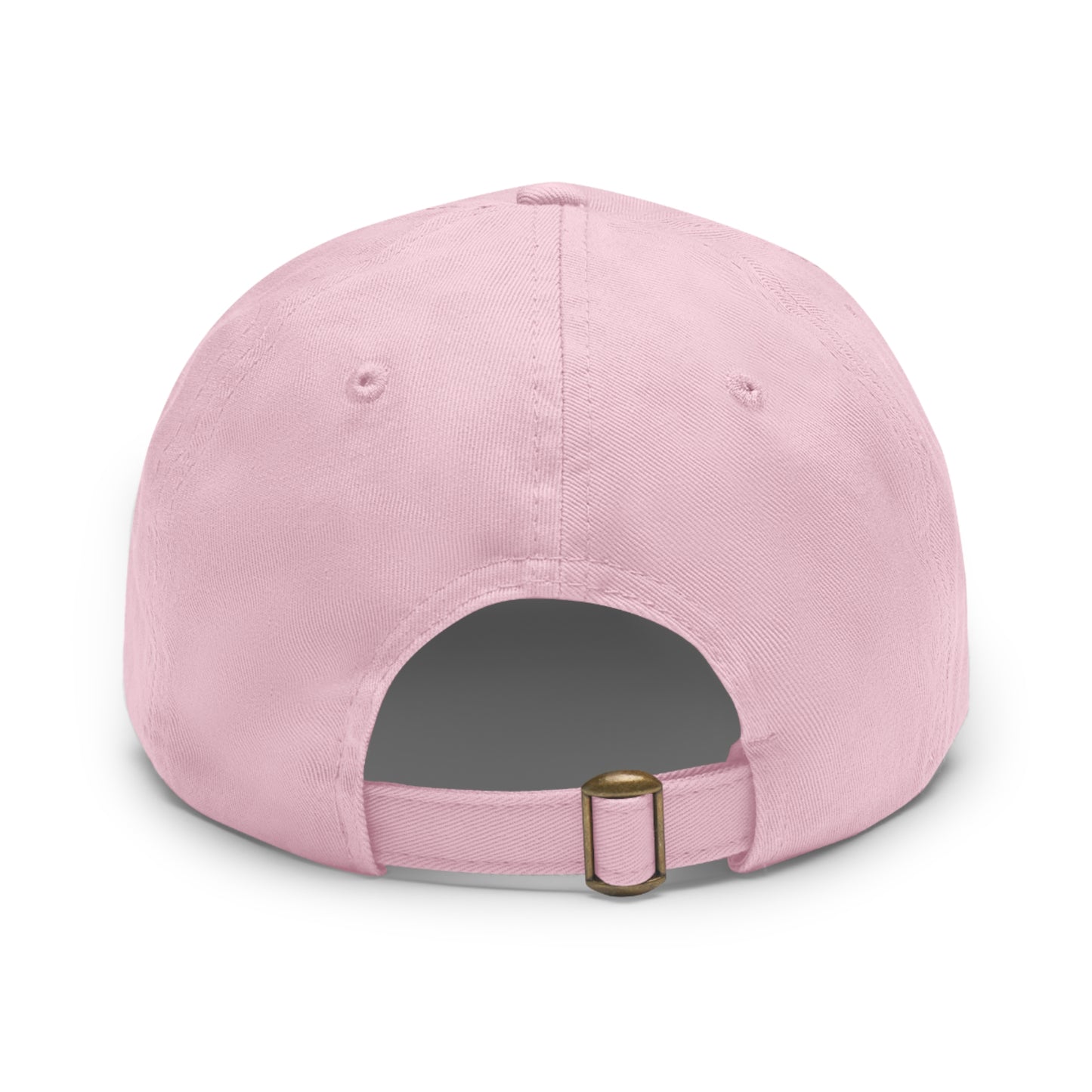 DUI leather Dad Hat with Leather Patch (Rectangle)