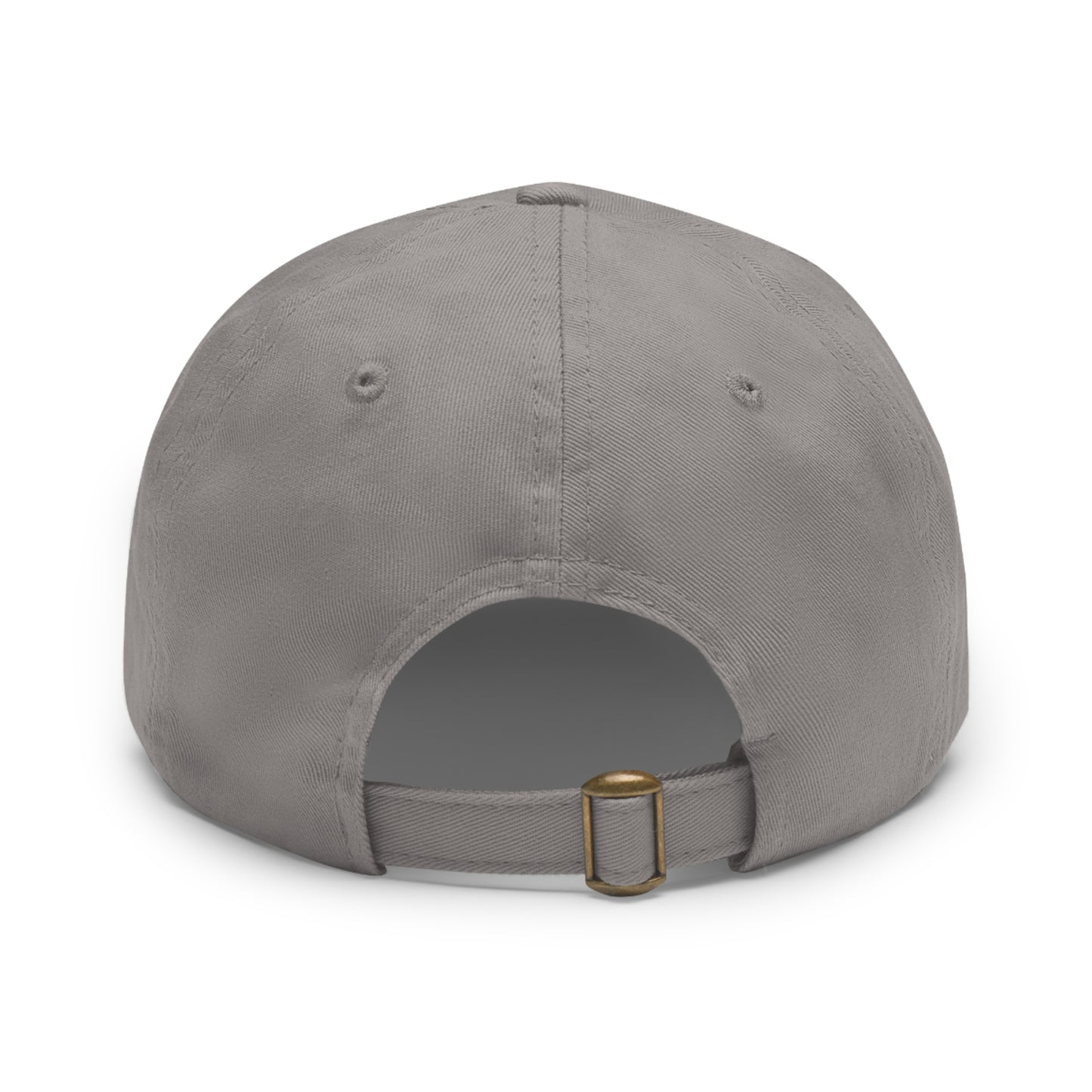 DUI leather Dad Hat with Leather Patch (Rectangle)