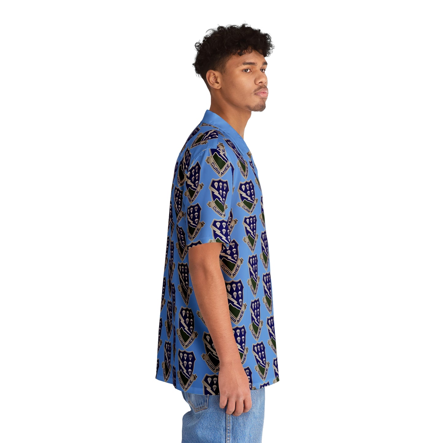 Currahee Men's Hawaiian Shirt (AOP)