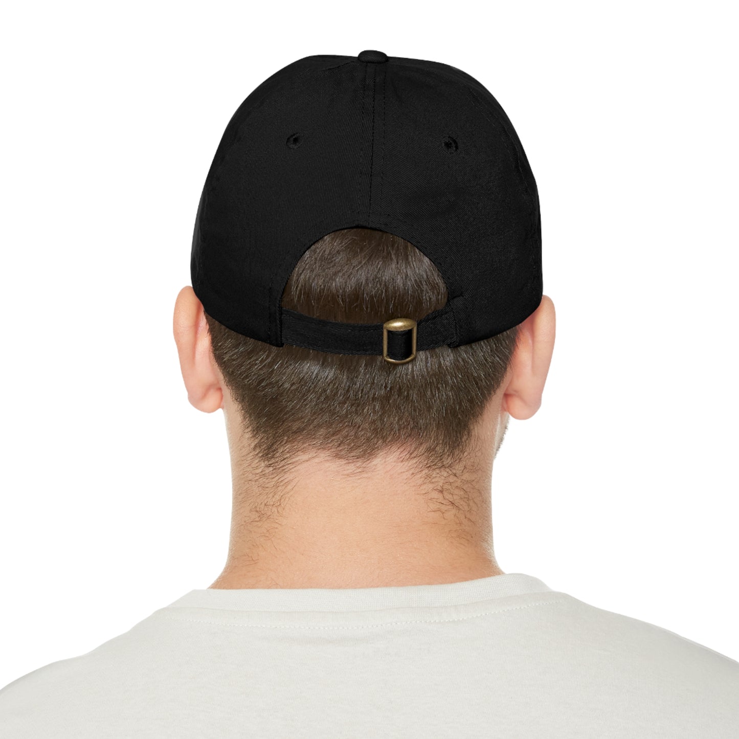 DUI leather Dad Hat with Leather Patch (Rectangle)