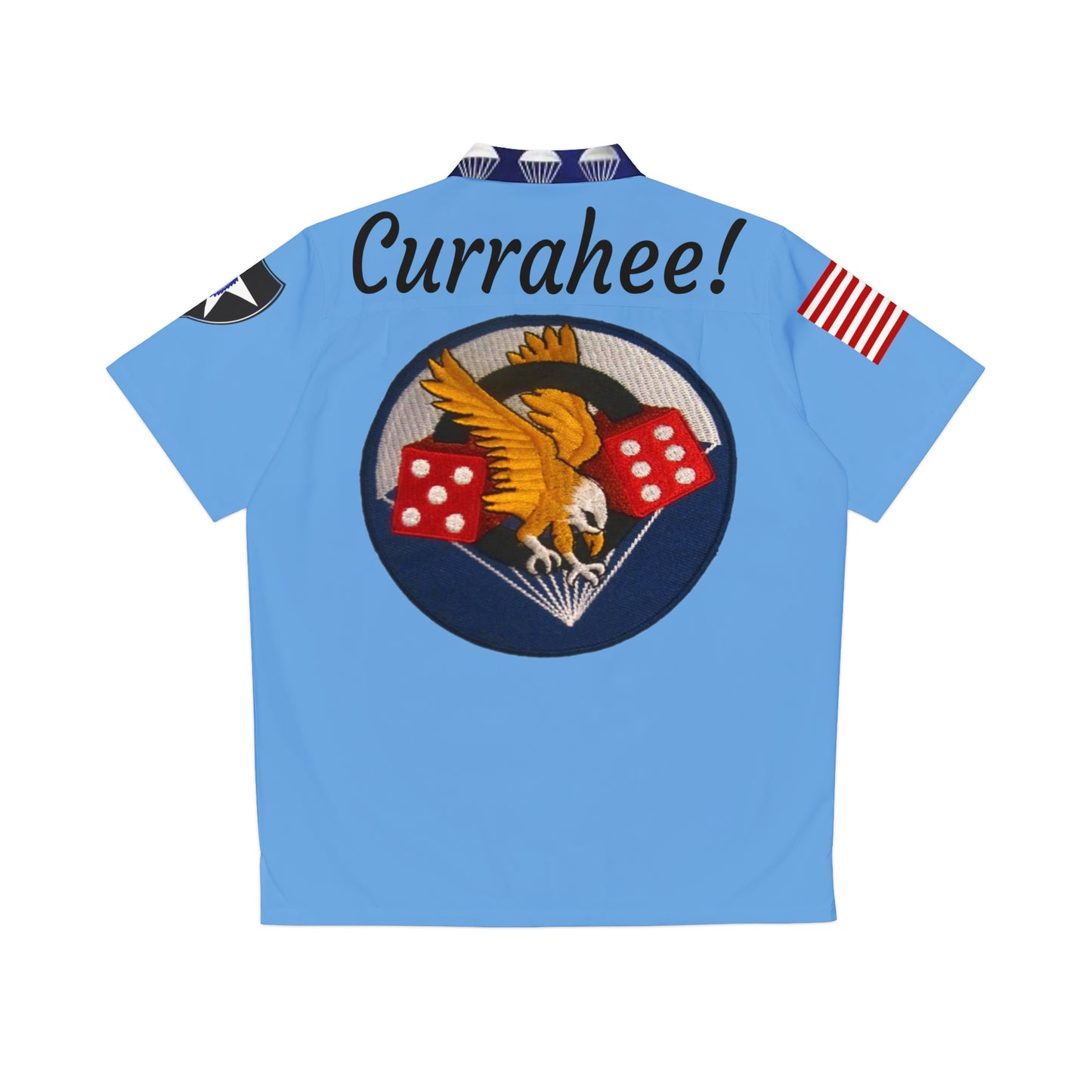 The ultimate Currahee Men's Hawaiian Shirt (AOP)