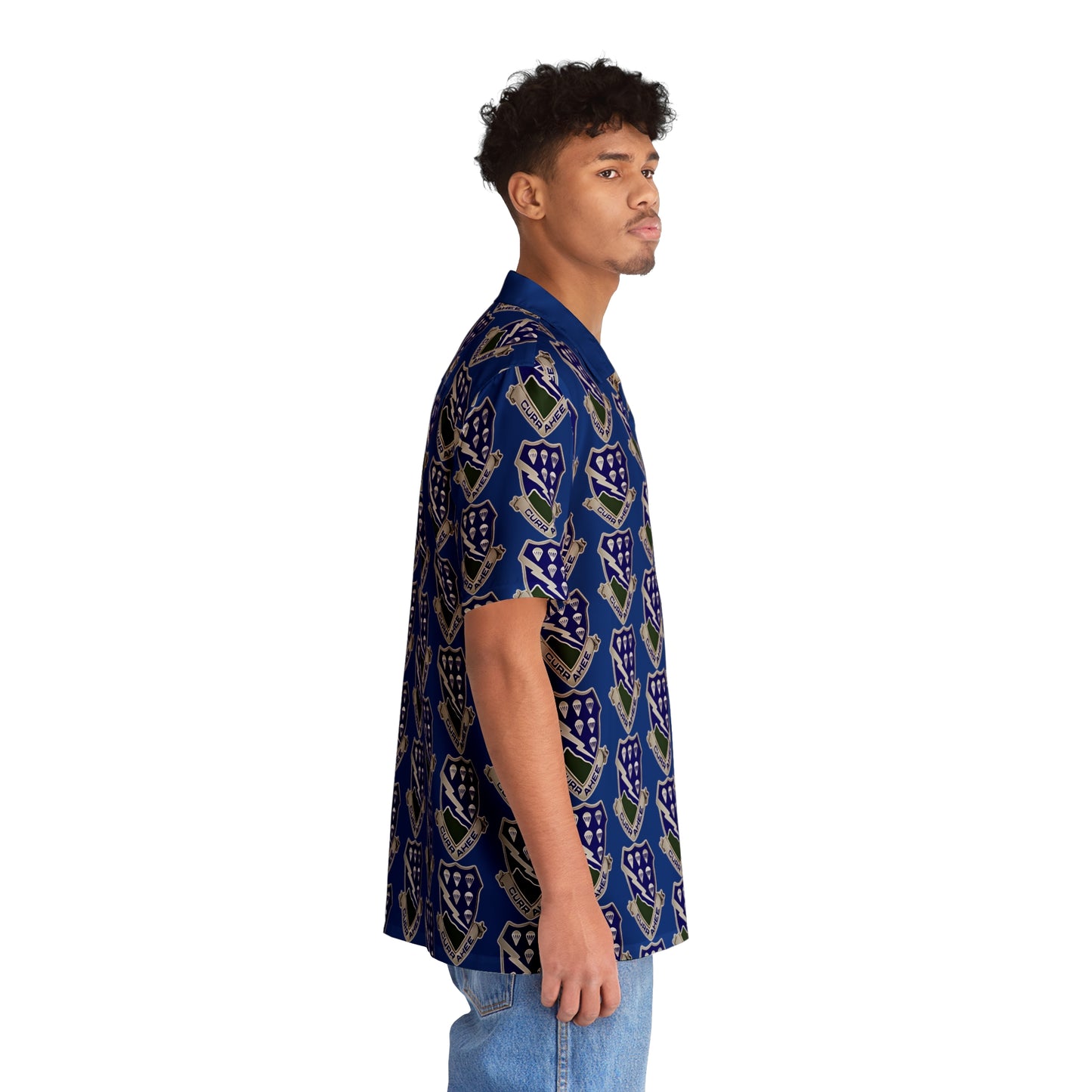 Currahee Men's Hawaiian Shirt (AOP)