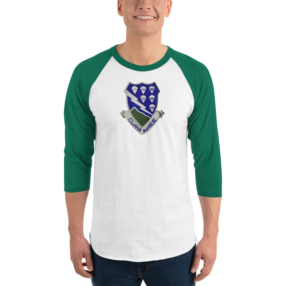 DUI 3/4 sleeve raglan shirt